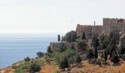 Our first view of the Acropolis of Lindos
